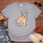 Floral cat T-Shirt