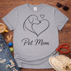 Pet Mom single line T-Shirt