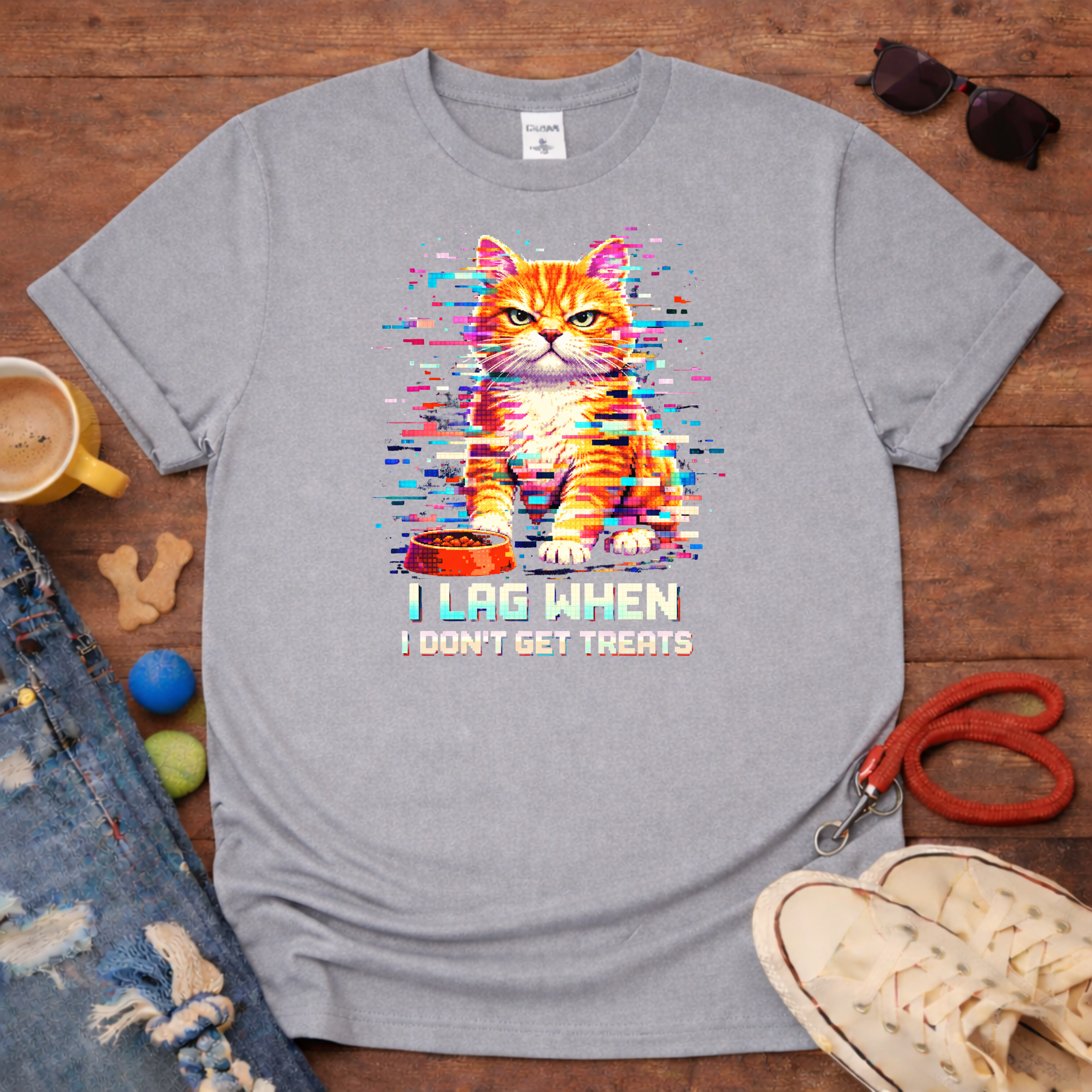 Lagging Cat T-Shirt
