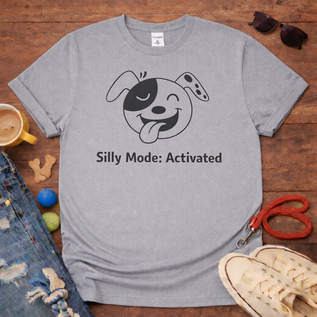 Laughing dog, Silly mode T-Shirt