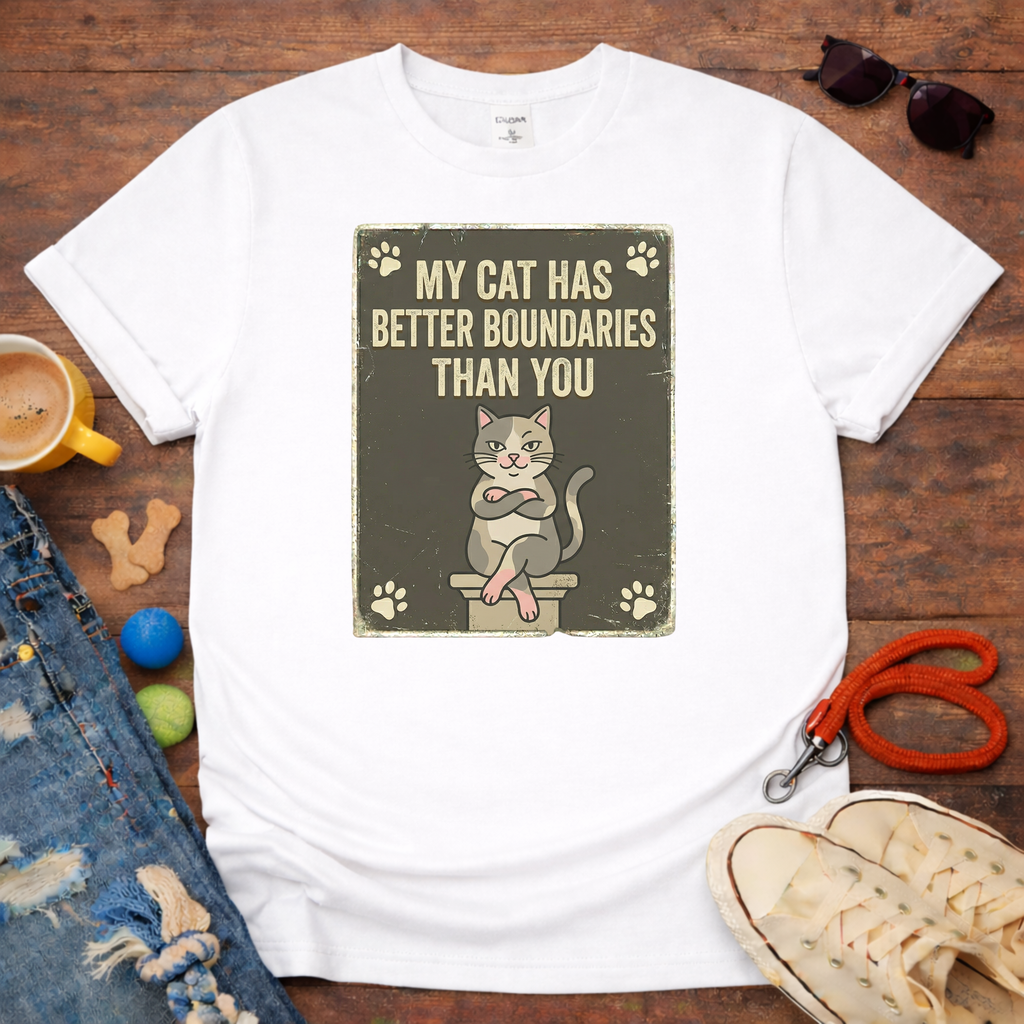 My Cat Has Boundaries T-Shirt