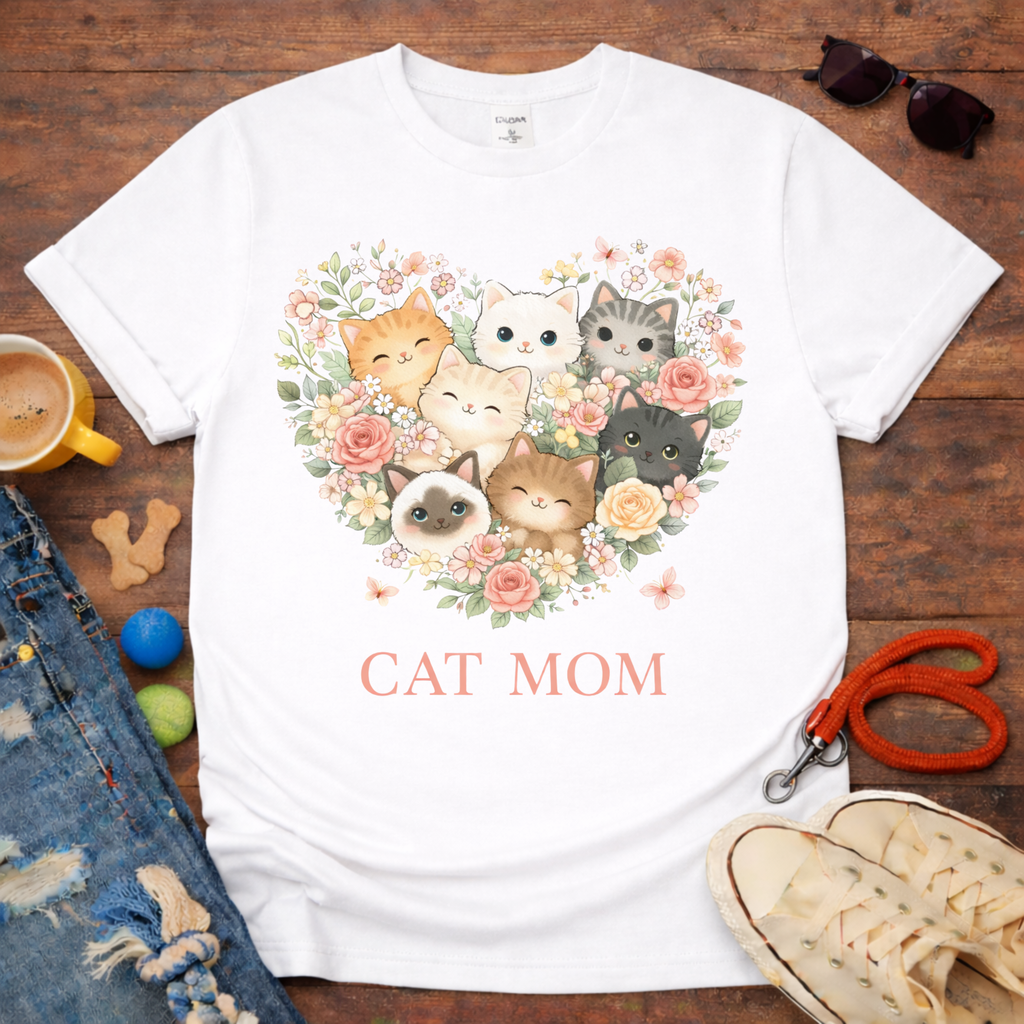 😻Cat Mom T-Shirt😻