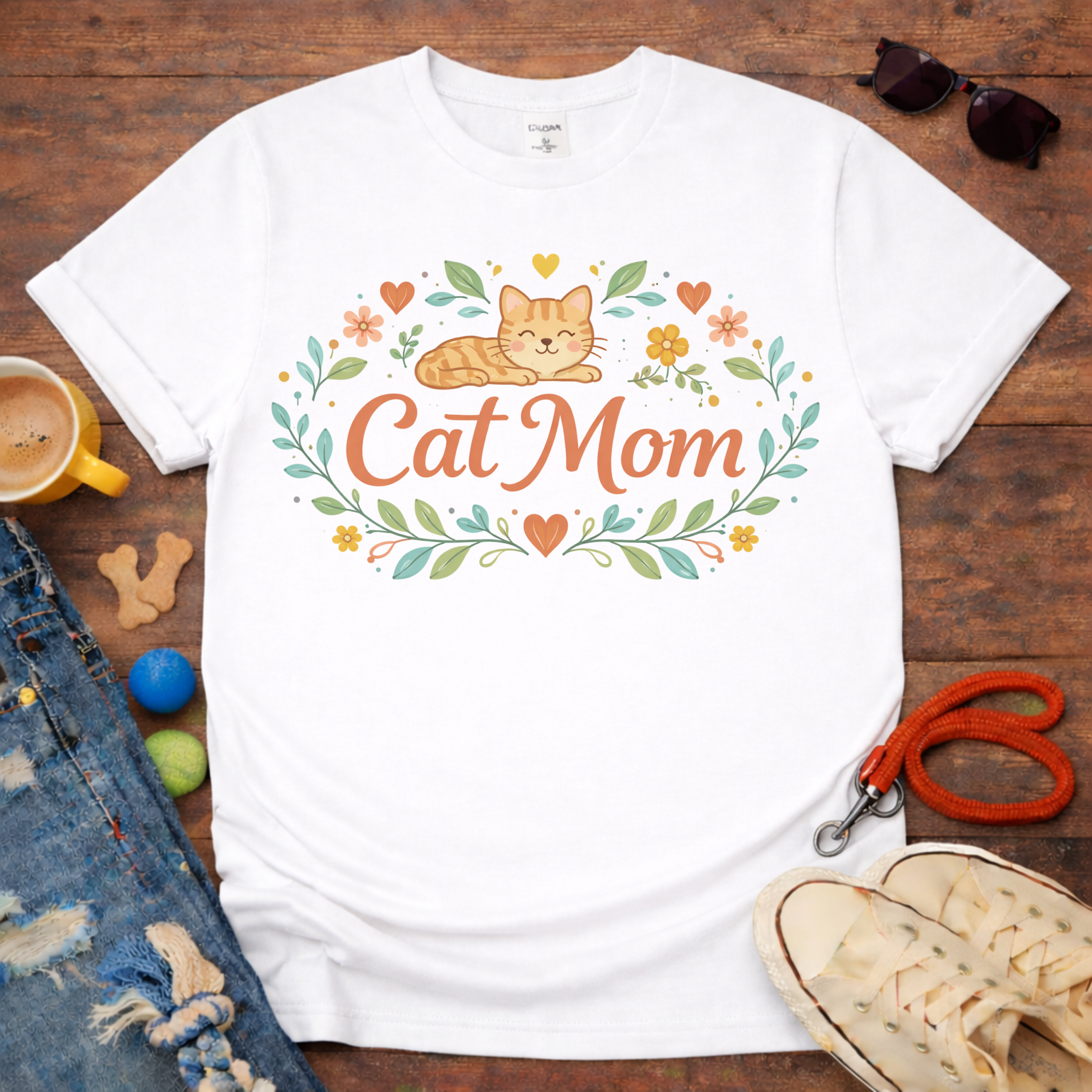 Cat Mom T-Shirt
