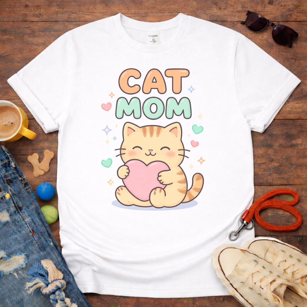Cat mom 2 T-Shirt