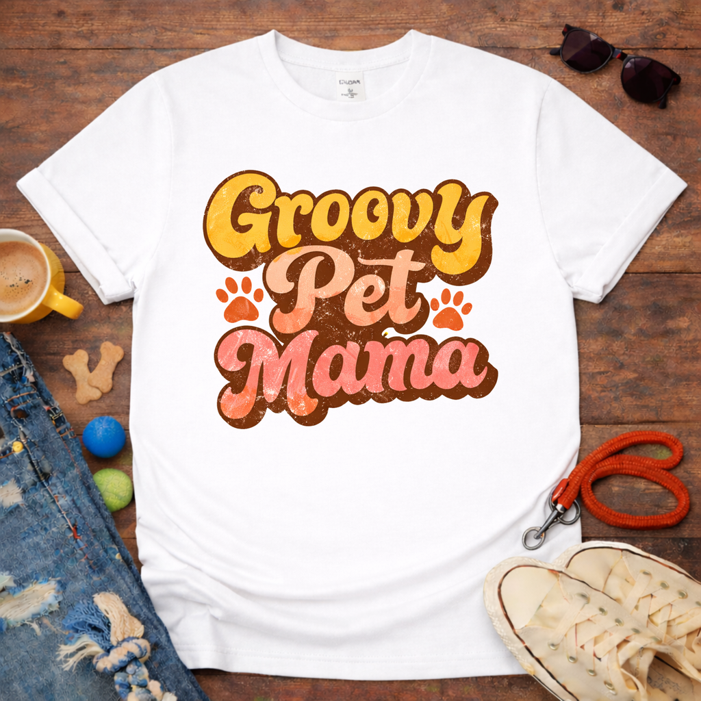 Groovy Pet Mama T-Shirt