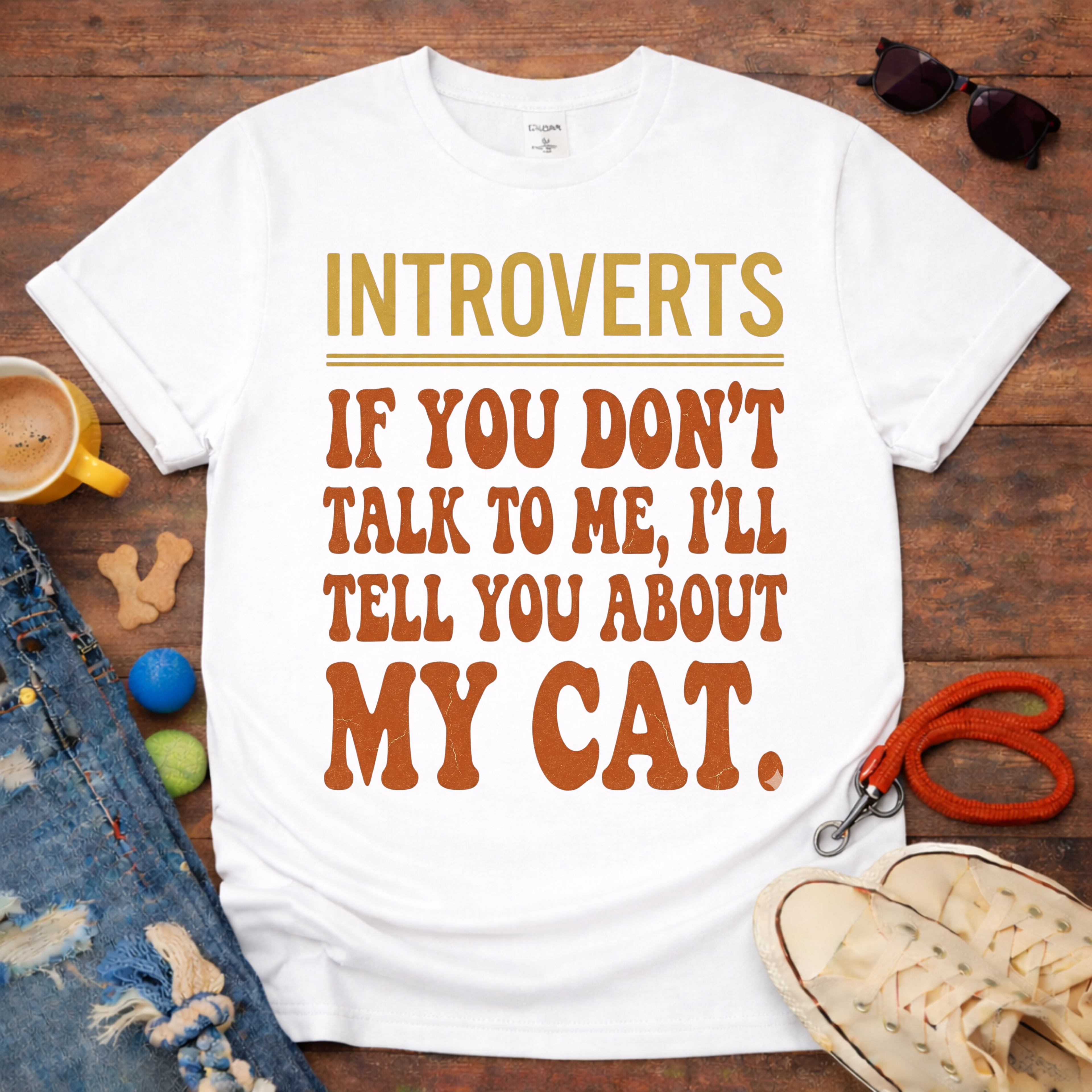 I'll tell you about my Cat T-Shirt