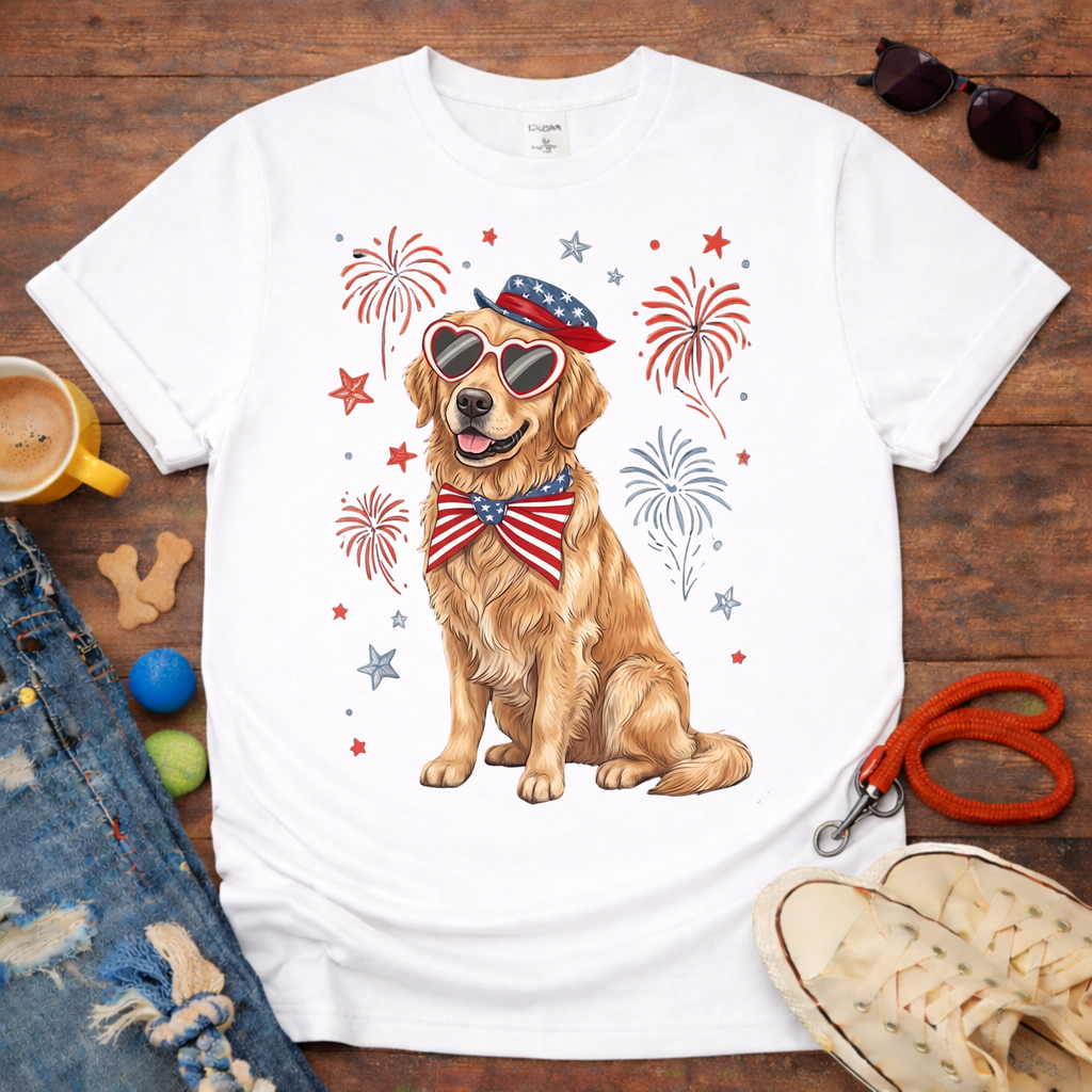 Golden & Fireworks T-Shirt