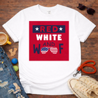 Red White and Woof 2 T-Shirt