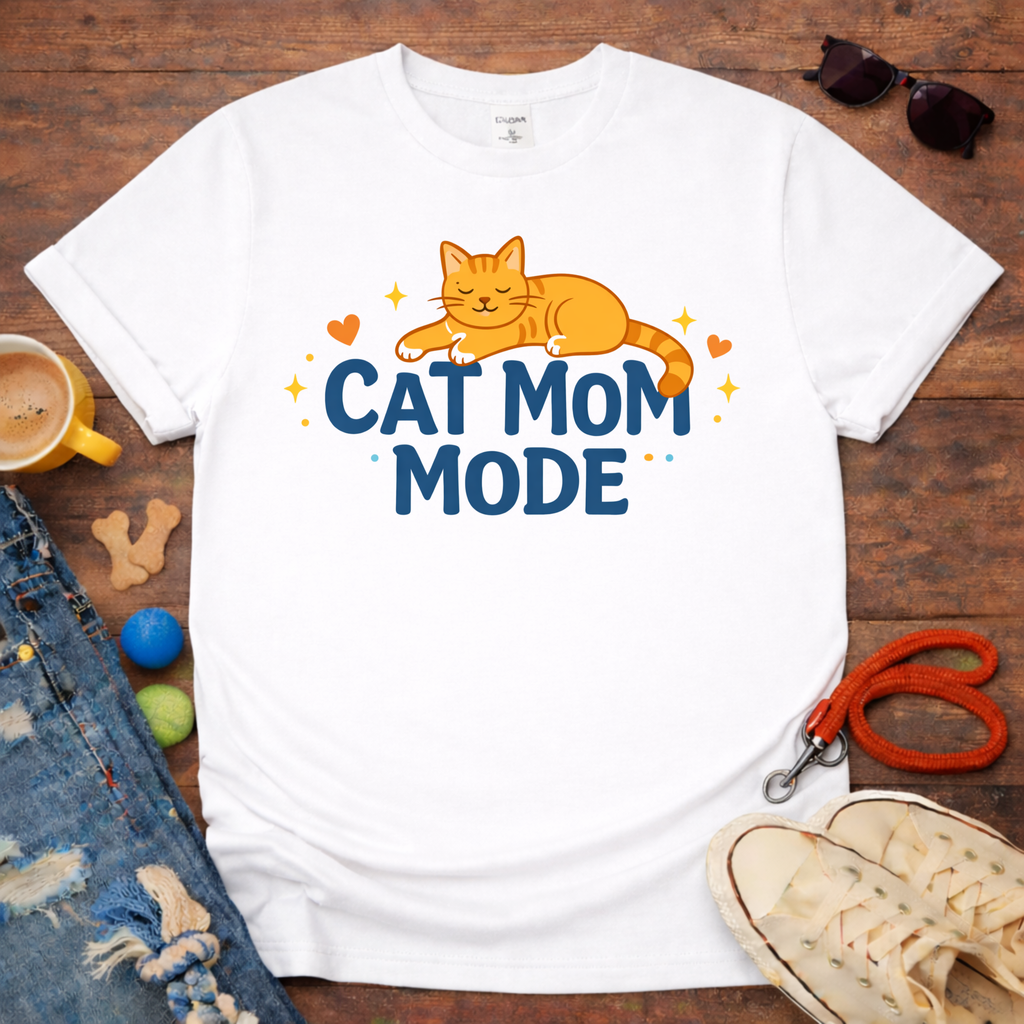Cat Mom Mode T-Shirt